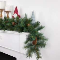 Unlit Garland*Northlight 9' X 12" Royal Oregon Pine Artificial Christmas Garland, Unlit