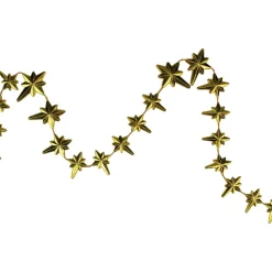 Unlit Garland*Northlight 9' X 1" Shiny Gold Star Of Bethlehem Beaded Artificial Christmas Garland - Unlit