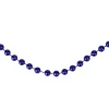 Beaded Garland*Northlight 15' X 0.25" Shiny Sapphire Blue Beaded Artificial Christmas Garland - Unlit