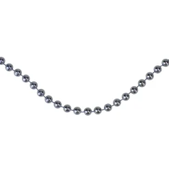 Unlit Garland*Northlight 15' X 0.25" Shiny Sky Blue Beaded Artificial Christmas Garland - Unlit