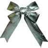 Commercial*Vickerman 24" X 30" Silver Lame Indoor Commercial Christmas Bow