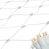 Northlight 4' X 6' Warm White Led Wide Angle Net Style Christmas Lights, White Wire