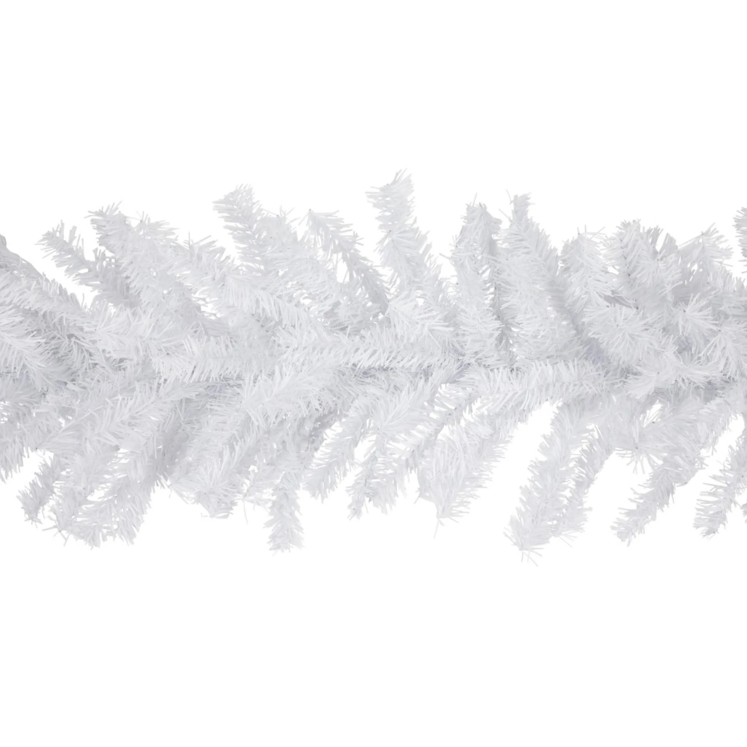 Unlit Garland*Northlight 9' X 14" White Canadian Pine Artificial Christmas Garland, Unlit