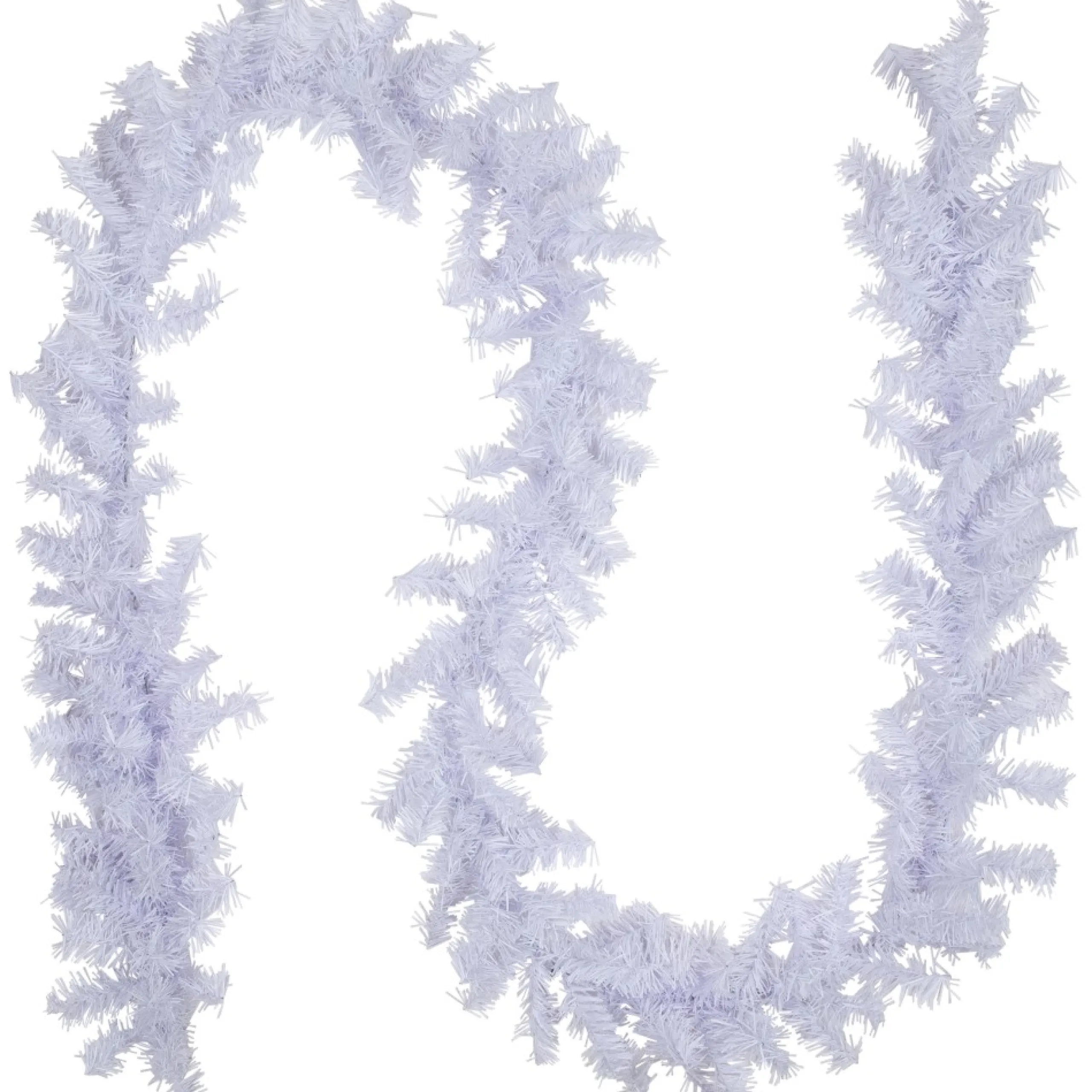 Unlit Garland*Northlight 9' X 8" White Canadian Pine Artificial Christmas Garland, Unlit