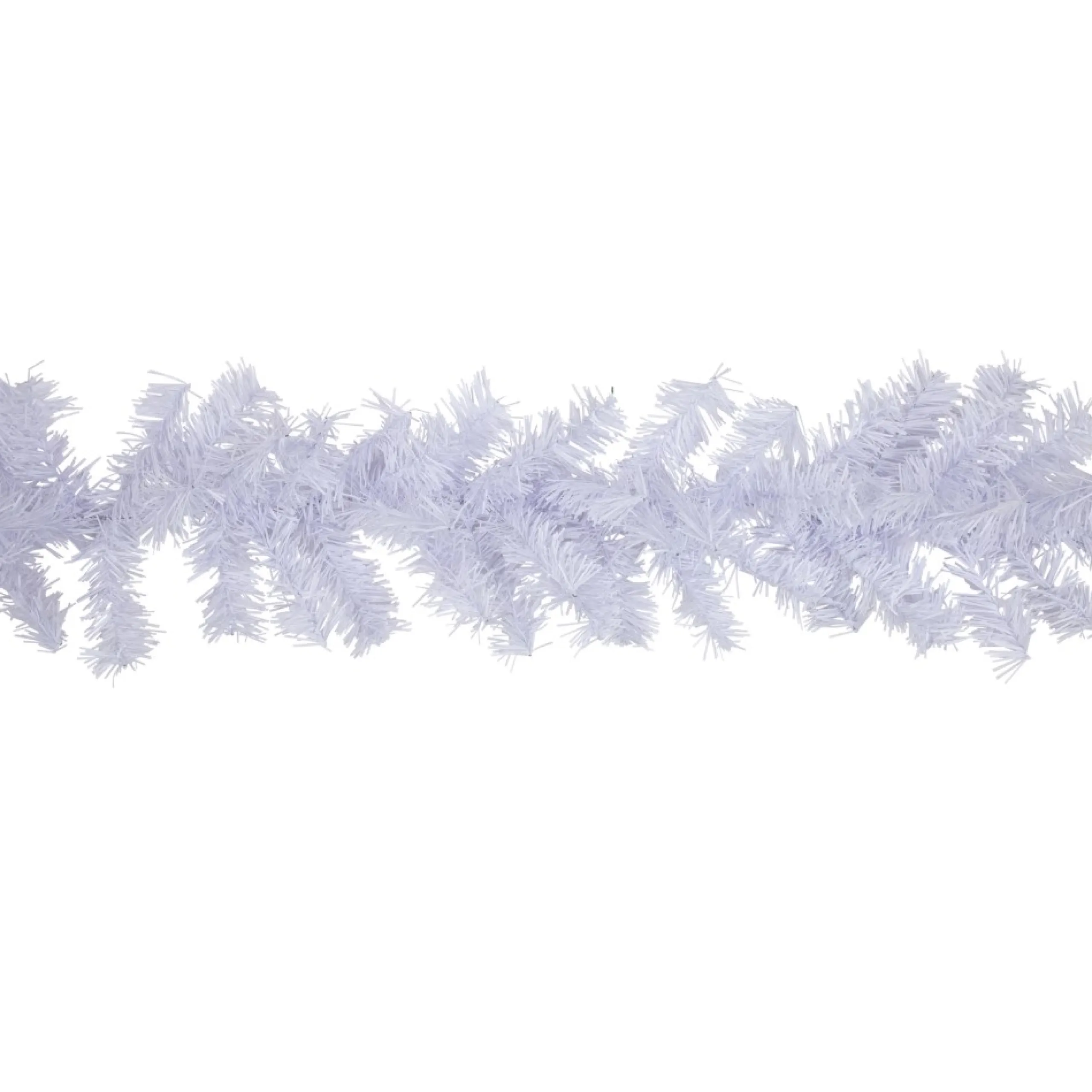 Unlit Garland*Northlight 9' X 8" White Canadian Pine Artificial Christmas Garland, Unlit