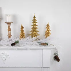 Frosted, Flocked, Iced Garland*Northlight 6' X 10