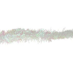 Unlit Garland*Northlight 50' X 4" White Iridescent Artificial Christmas Garland - Unlit