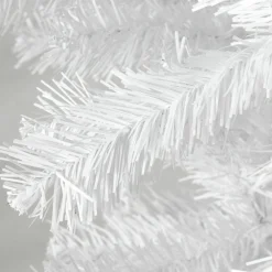 Northlight 5 And 5.5 Feet Tall>5.5' X 38" White Upside Down Spruce Medium Artificial Christmas Tree - Unlit