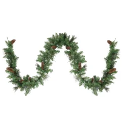 Unlit Garland*Northlight 9' X 10" Yorkville Pine Artificial Christmas Garland - Unlit