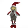Gnomes*Northlight 13.5" Young Boy Gnome In Faux Fur Vest Christmas Tabletop Decoration