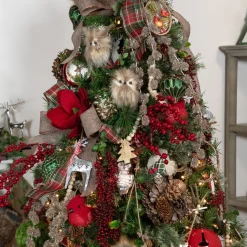 Ribbon*Northlight Beige And Red Solid Trim Wired Craft Christmas Ribbon 2.5" X 10 Yards