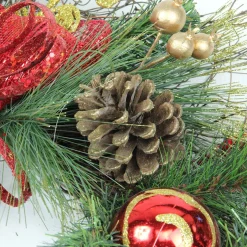 Specialty Wreaths*Northlight Berries And Ornaments Embellished Artificial Christmas Wreath - 26-Inch, Unlit