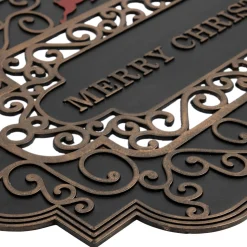 Wall & Door Decorations*Northlight Black And Copper Reindeer 