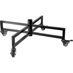 Artificial Tree Stands*Northlight Black Metal Rolling Artificial Christmas Tree Stand - For 6' - 9' Trees