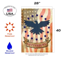 Toland Home Garden Blue And Red 