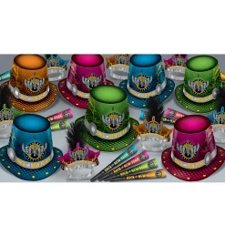 Beistle Blue Green Pink And Orange Rock The New Year Asst For 50