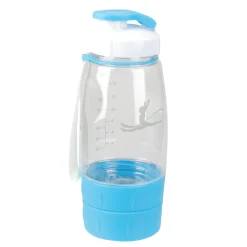 Avon Blue 3-In-1 Portable Shake Bottle For Healthy Drinks, 9-Inch