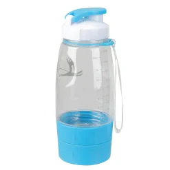 Avon Blue 3-In-1 Portable Shake Bottle For Healthy Drinks, 9-Inch