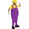 Rubies Boys Super Mario Bros Wario Halloween Costume Child Size Medium 8-10