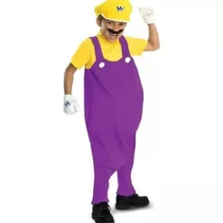 Rubies Boys Super Mario Bros Wario Halloween Costume Child Size Medium 8-10