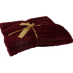 Pillows & Throws*Northlight Burgundy Red Ultra Plush Faux Fur Throw Blanket 55