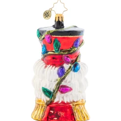 Christopher Radko Collectible> Bright Light Nutcracker Glass Christmas Ornament 1021662