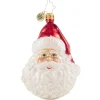 Christopher Radko Santa Claus> Classic St. Nick Gem Glass Christmas Ornament 1020647