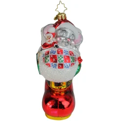 Christopher Radko Santa Claus> Dreaming Of Santa Christmas Ornament 1019714