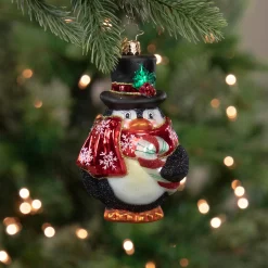 Christopher Radko Collectible> Flightless Yet Fashionable Glass Christmas Ornament 1020742