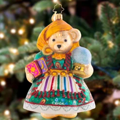 Christopher Radko Collectible> Muffy's Fortune Glass Christmas Ornament 1021478