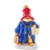 Christopher Radko Collectible> One-Way Ticket To Paddington Glass Christmas Ornament 1021467