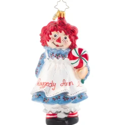 Christopher Radko Collectible> Raggedy Sweets Glass Christmas Ornament 1021680