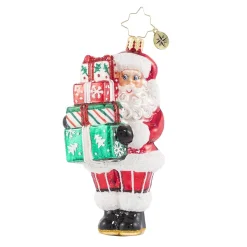 Christopher Radko Santa Claus> Time To Celebrate! Glass Christmas Ornament 1020771