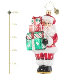 Christopher Radko Santa Claus><noscript><img width=