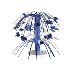 Party Central Club Pack Of 12 Blue And White Graduation Mini Cascade Centerpieces Party Decors 8.5"