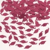 Party Central Club Pack Of 12 Burgundy Red Mortarboard Cap Hat Shaped Graduation Day Party Confetti Bags 0.5 Oz.