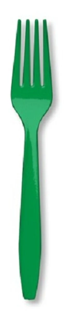 Party Central Club Pack Of 600 Emerald Green St. Patrick's Day Forks