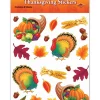 Beistle Club Pack Of 48 Fall Harvest Thanksgiving Sticker Sheets 7.5"