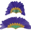 Beistle Club Pack Of 12 Feathered Mardi Gras Showgirl Headpiece 18"