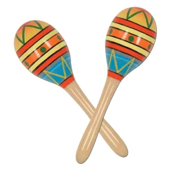 Beistle Club Pack Of 24 Fun Fiesta Party Maraca Noise Makers And Party Favors 8"