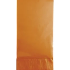 Party Central Club Pack Of 192 Gold Pumpkins Spice Premium 3-Ply Disposable Party Napkins 8"