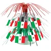 Beistle Club Pack Of 12 Green, Red And White Mexican Flag Cascade Centerpieces Party Decorations 7.5"