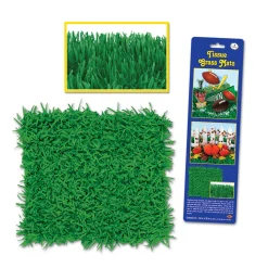 Party Central Club Pack Of 24 Green Tissue Grass Mats Party Decorations 30"