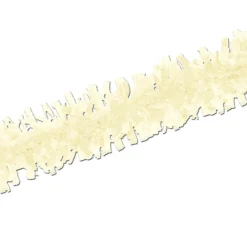 Specialty Garland*Beistle Club Pack Of 24 Ivory Festive Tissue Festooning Decorations 25'