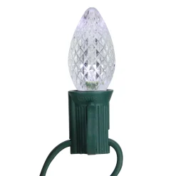 Vickerman Club Pack Of 25 Led C7 Pure White Replacement Christmas Light Bulbs