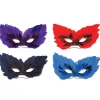 Party Central Club Pack Of 48 Multi-Color Unisex Adult Feather Masquerade Mask Costume Accessories 10.75"