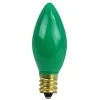 Northlight Club Pack Of 25 Opaque Green C7 Christmas Replacement Bulbs