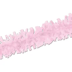 Beistle Club Pack Of 12 Packaged Pink Tissue Festooning Decorations 25'