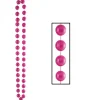 Party Central Club Pack Of 12 Pink Birthday Jumbo Beaded Necklaces 40"