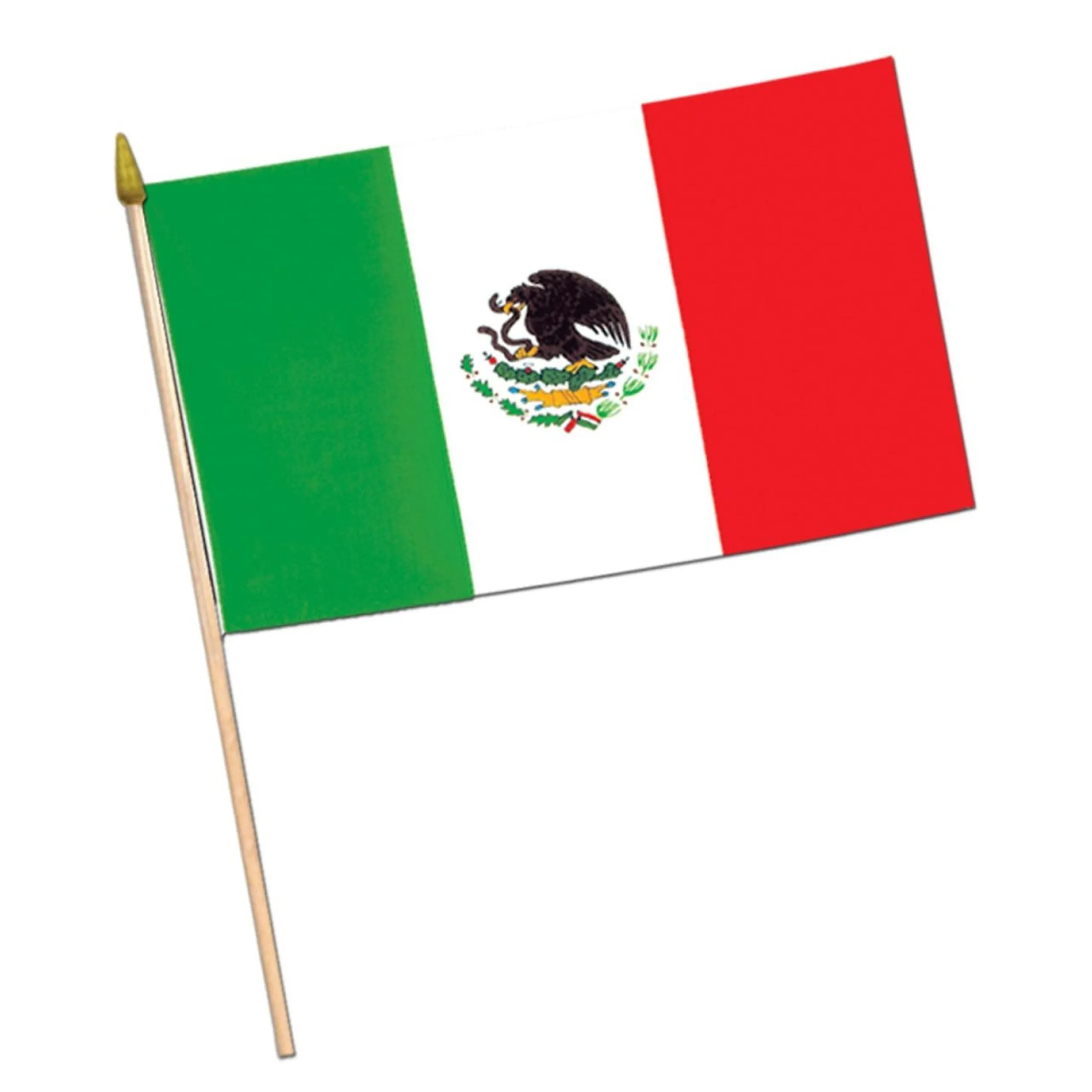 Beistle Club Pack Of 12 Red And Green Themed Mexican Flag Party Decorations 10.5"